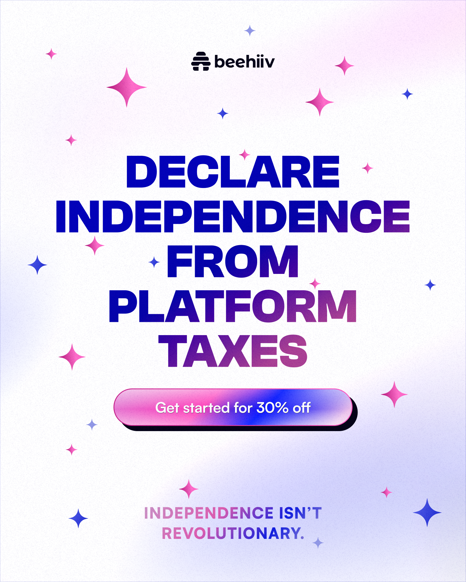 beehiiv Facebook ad