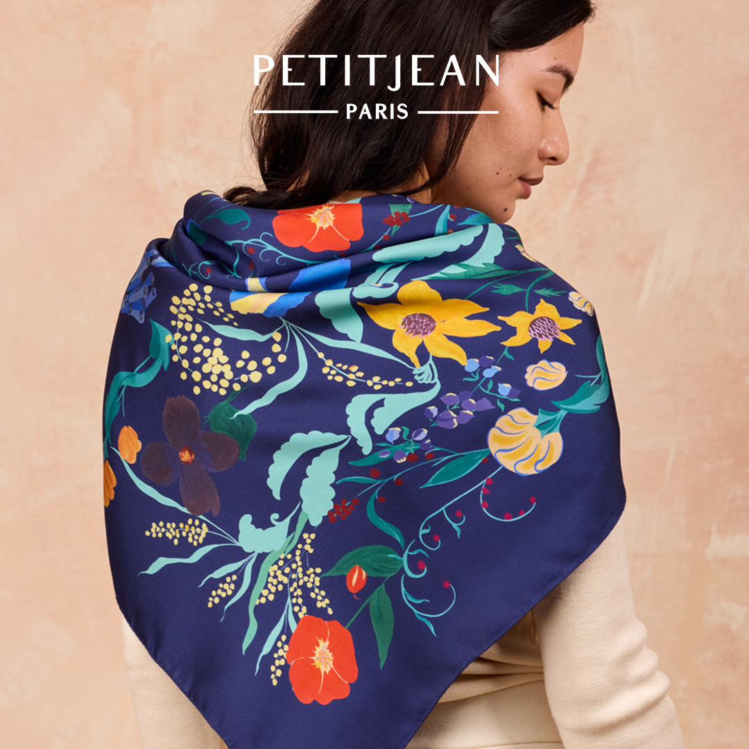 Petitjean Paris Facebook ad: Contes de soie