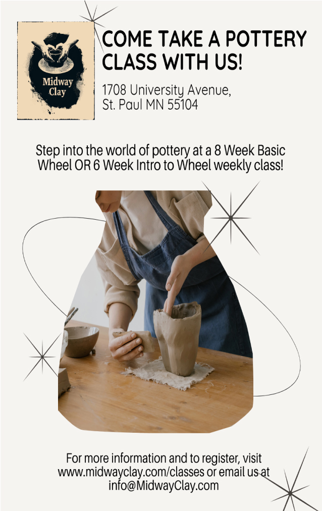 Midway Clay Facebook ad: A community of ceramic artists making and showing…