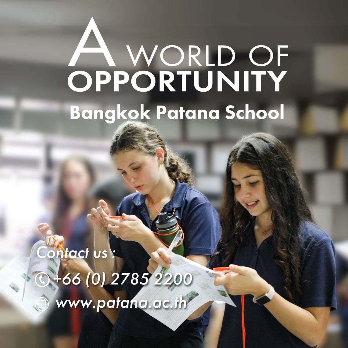 Bangkok Patana School Facebook ad