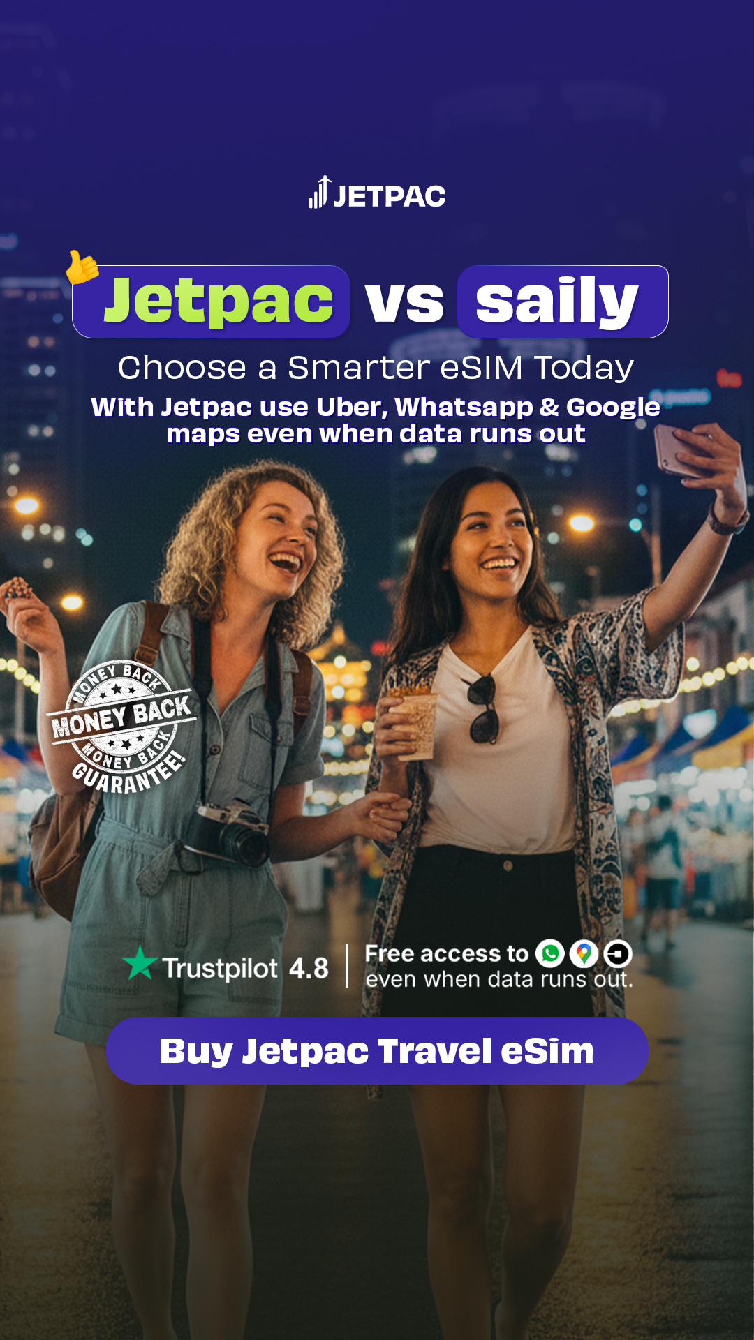 Jetpac Facebook ad