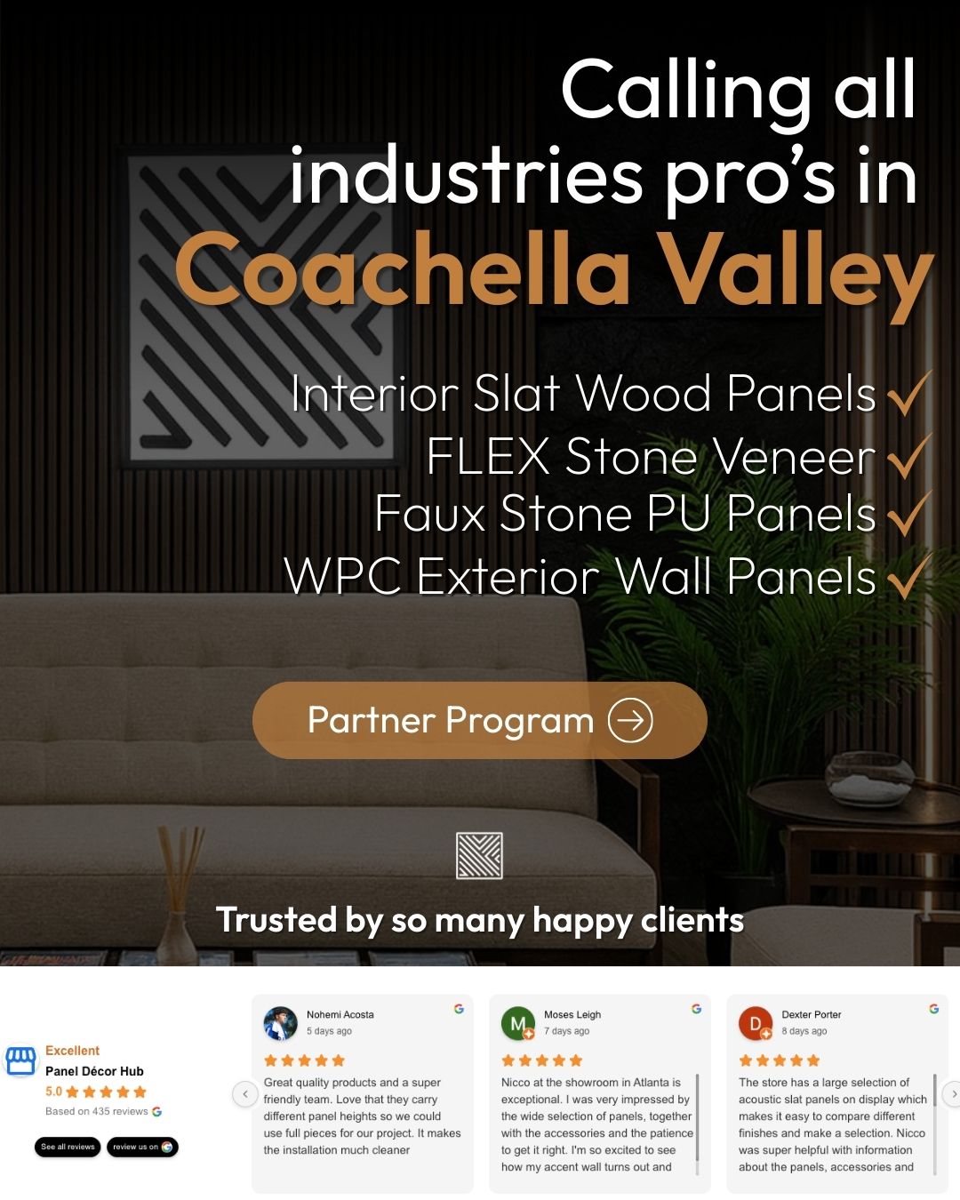 Panel Decor Hub Facebook ad