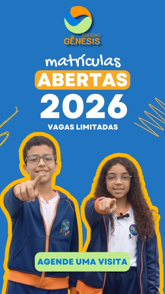 Colégio Gênesis São Vicente Facebook ad: Por que escolher o Colégio Gênesis?