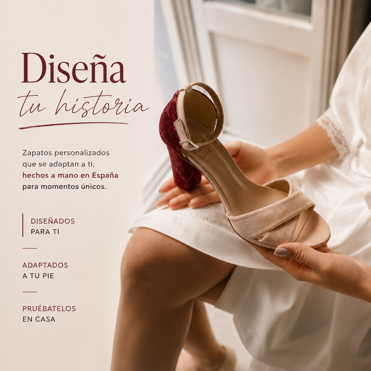 kreatyshoes Facebook ad: Tu historia. Tu diseño.