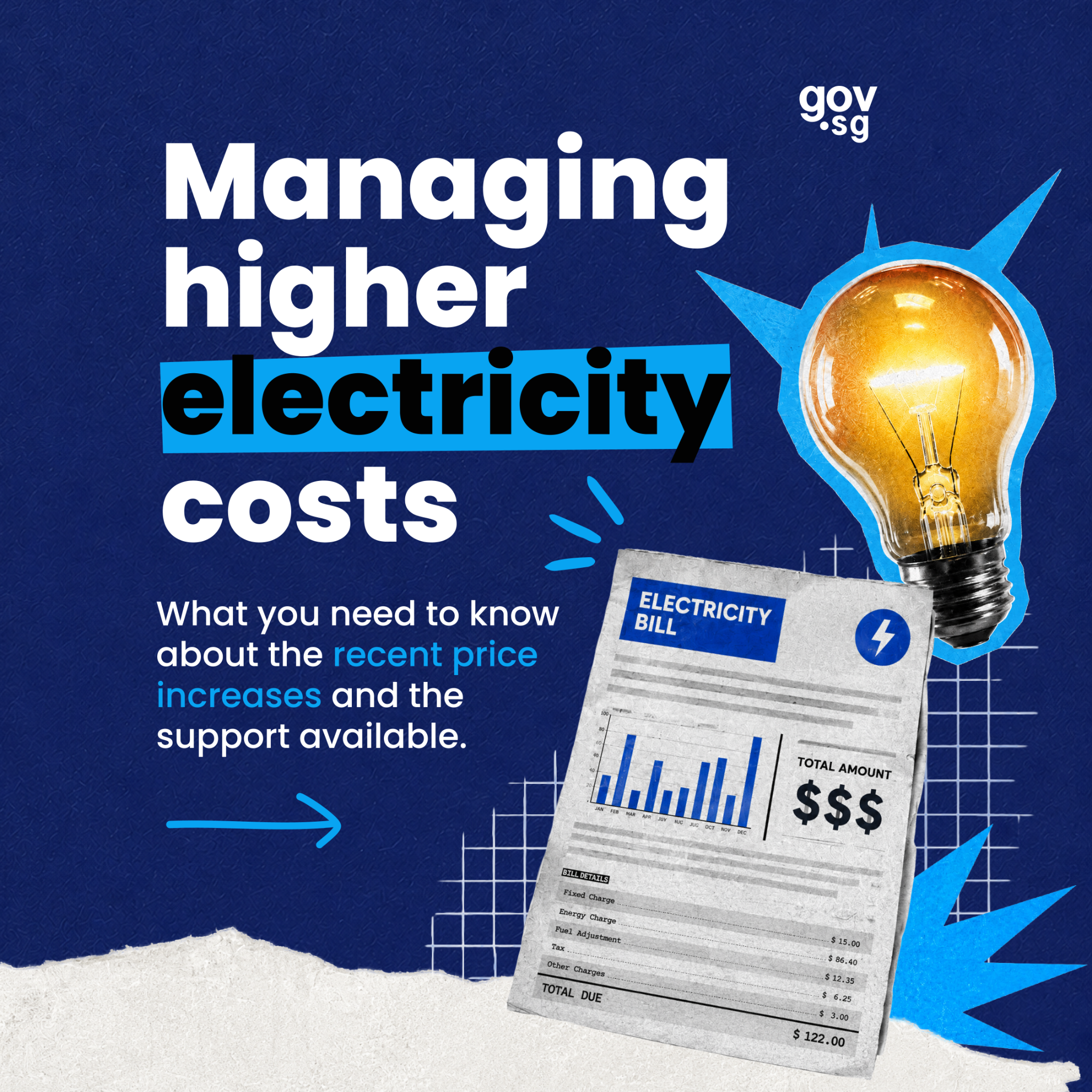 gov.sg Facebook ad: Concerned about rising electricity prices?