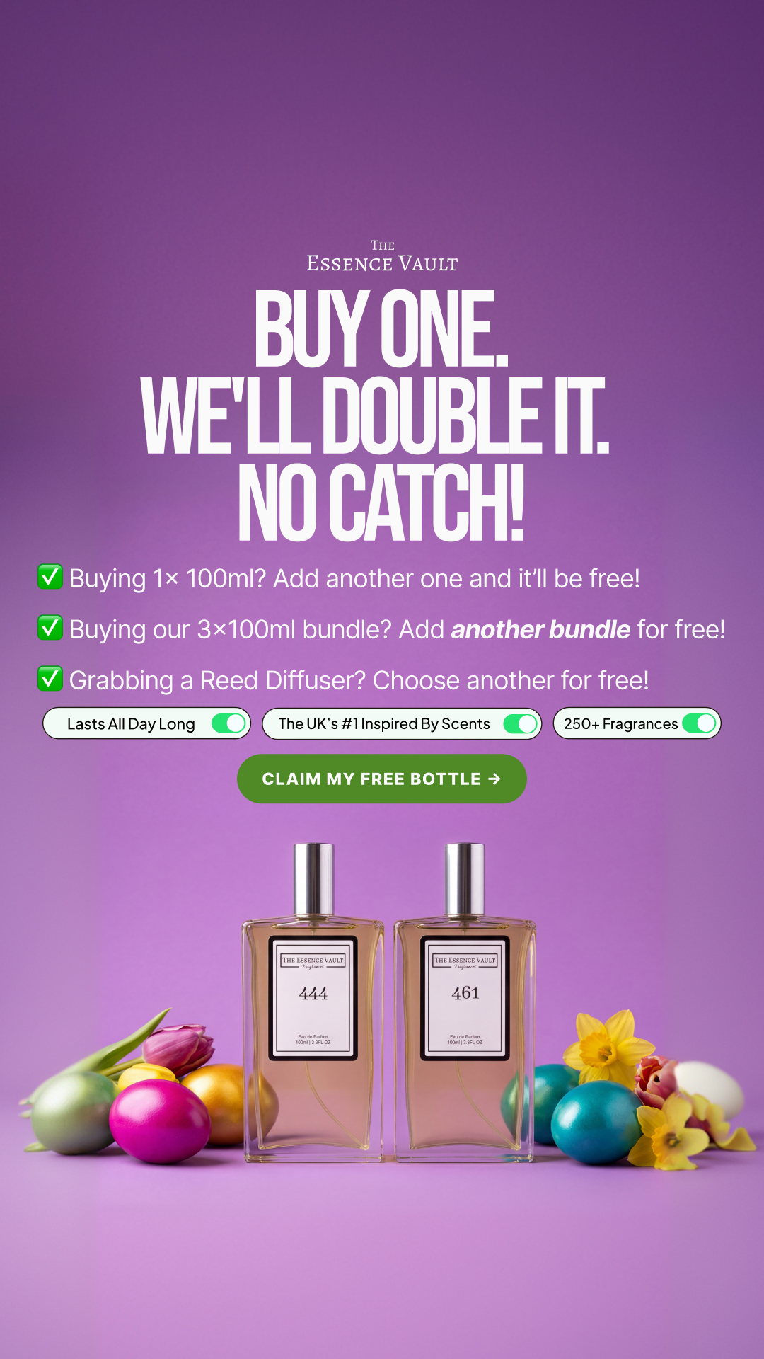 The Essence Vault Facebook ad