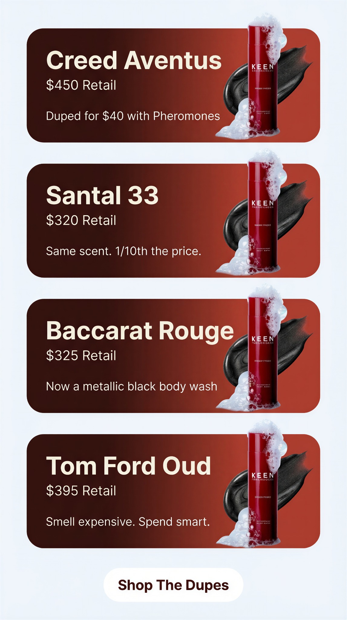 KEEN Fragrances Facebook ad