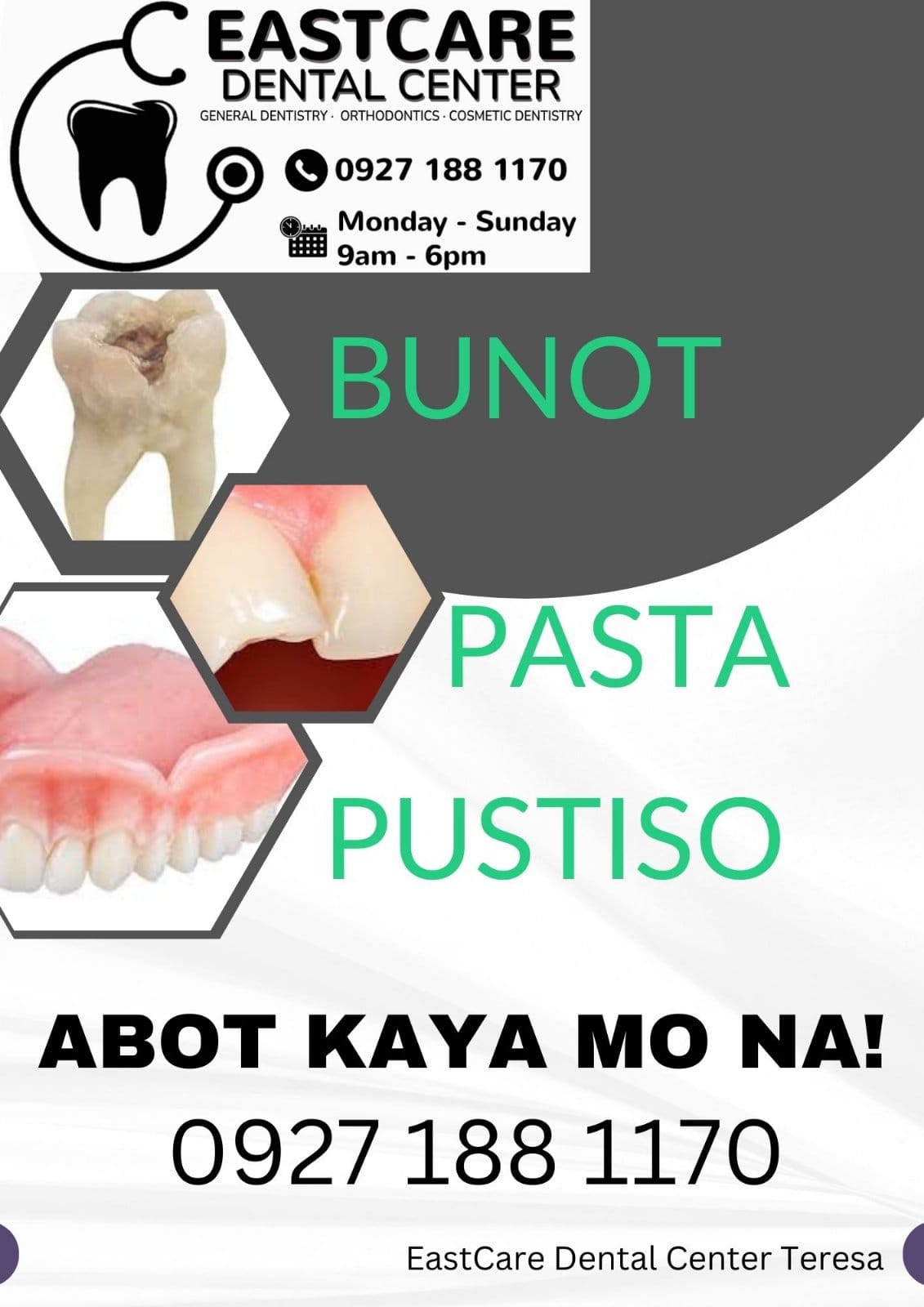 EastCare Dental Center Facebook ad: Hanap niyo po ba ang garantisado at murang…