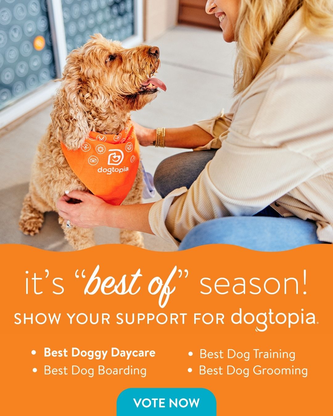 Dogtopia of Albuquerque West Facebook ad: So many of you guys have voted, and…