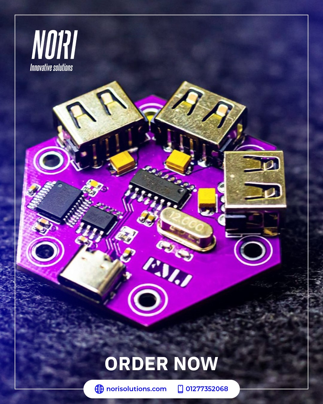 Nori Solutions Facebook ad: عايز تصنع PCB بمواصفات عالية وبأحسن تكلفة ؟