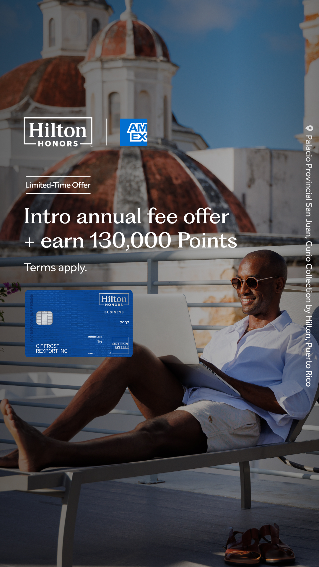 Hilton Facebook ad
