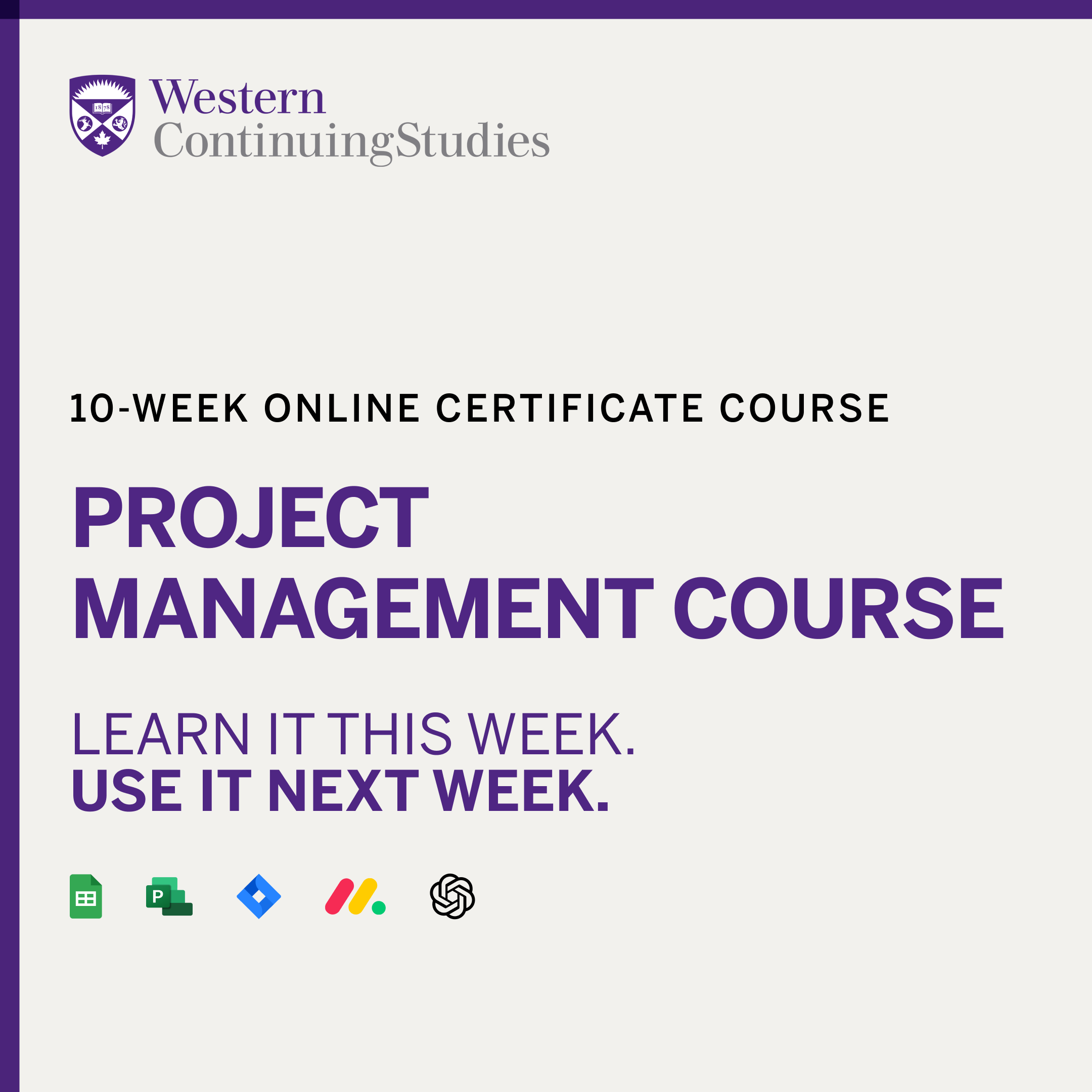 Western Continuing Studies Facebook ad