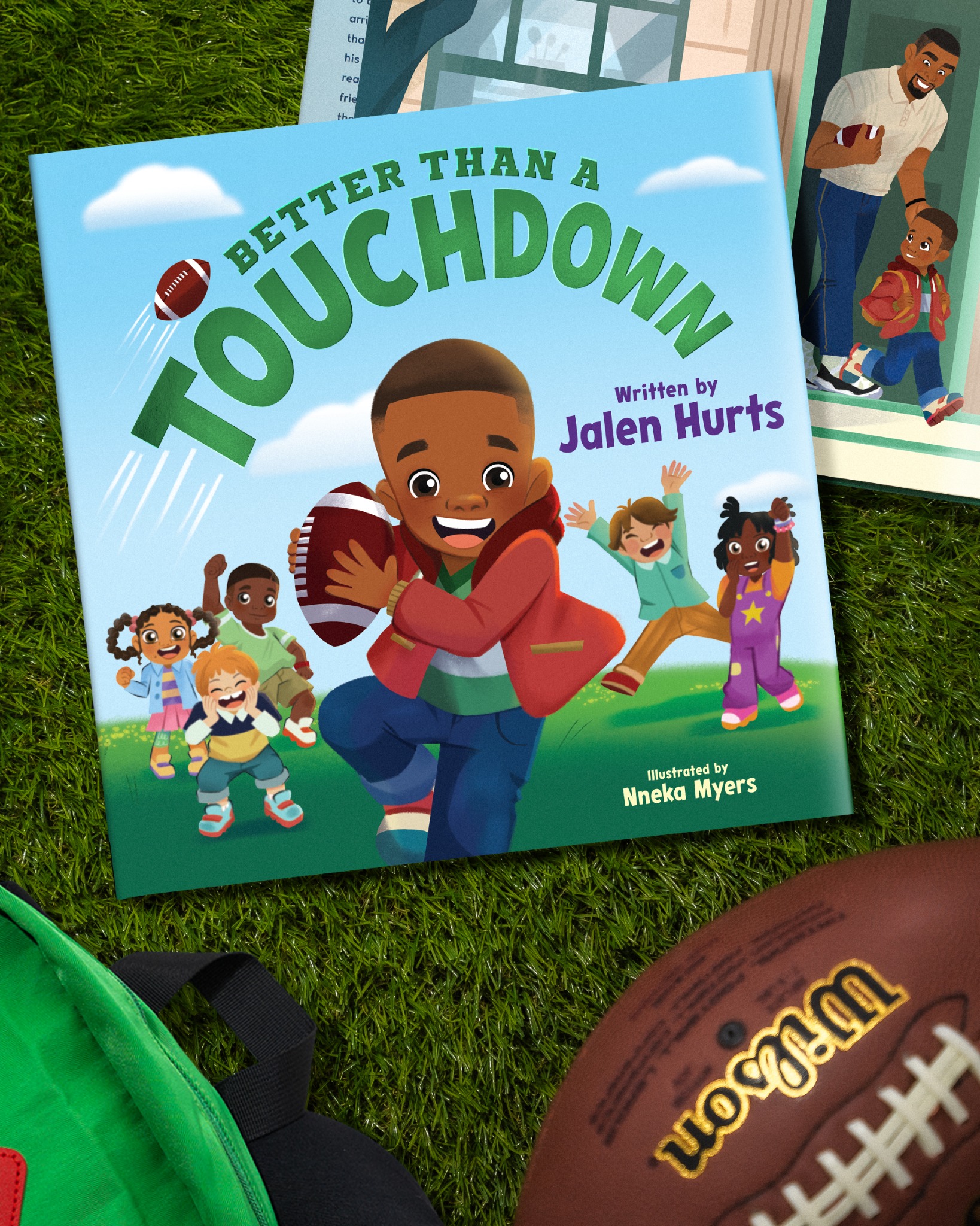 Penguin Kids Facebook ad: Better Than a Touchdown - New from Jalen Hurts