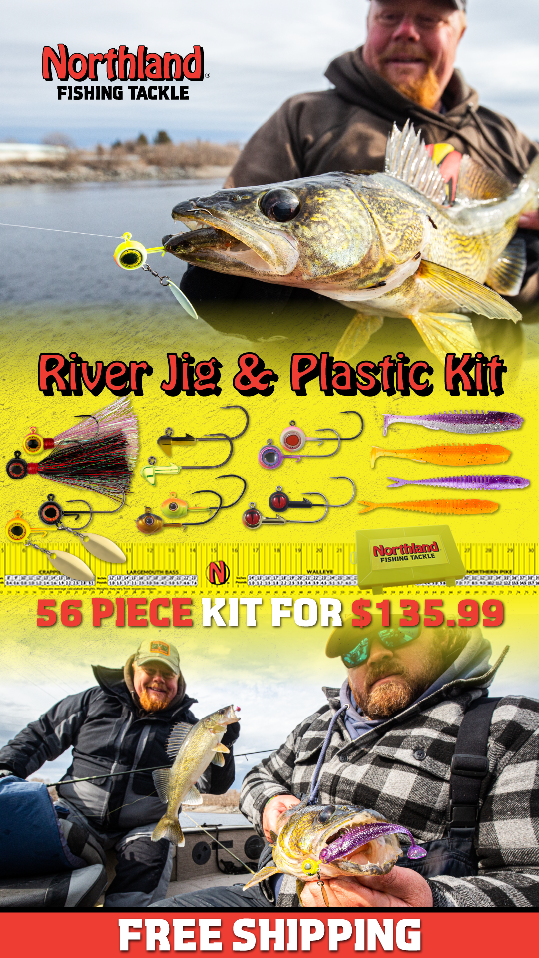 Northland Fishing Tackle Facebook ad from Mar 26, 2026