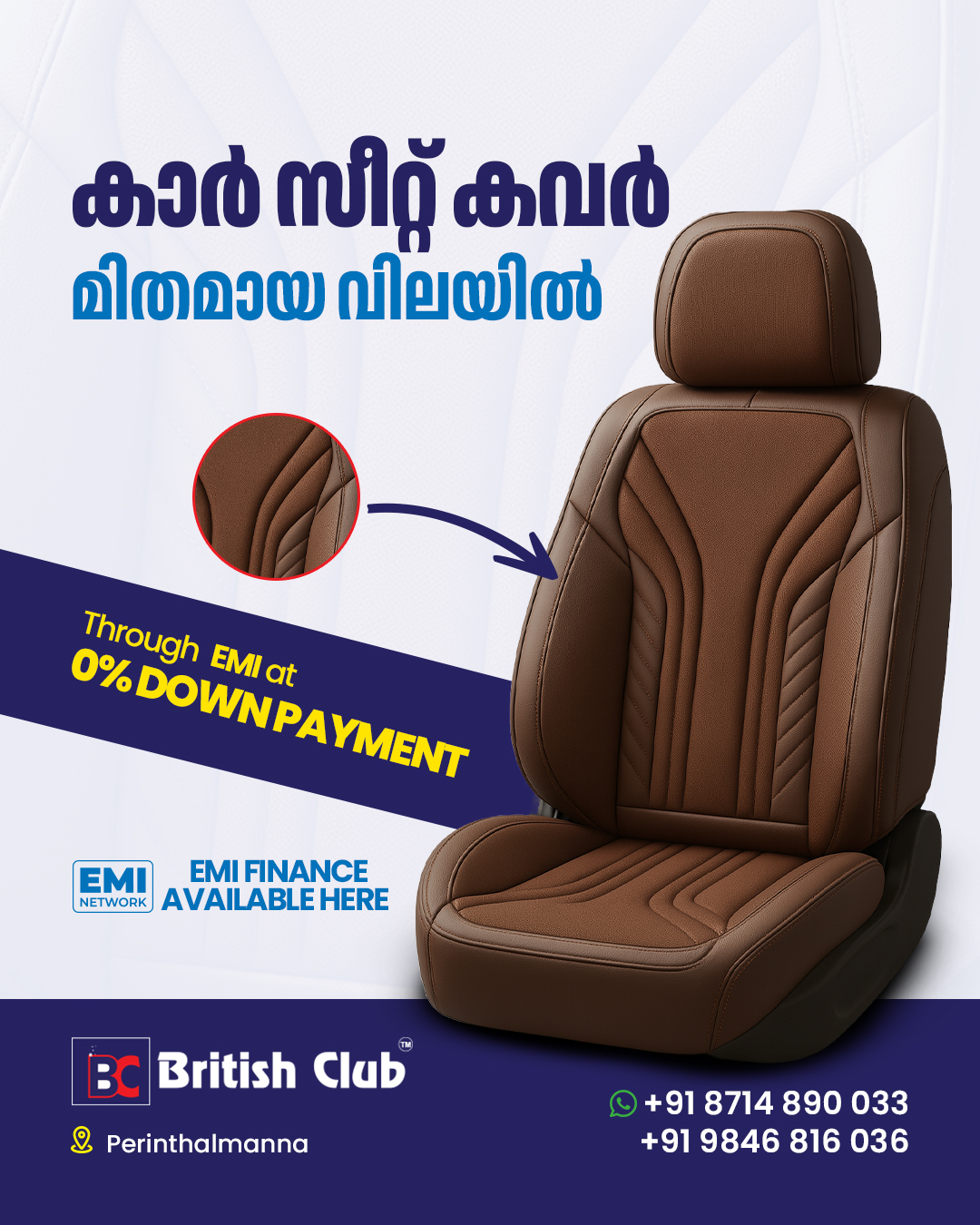 British club car accessories upholstery Facebook ad: Chat with us