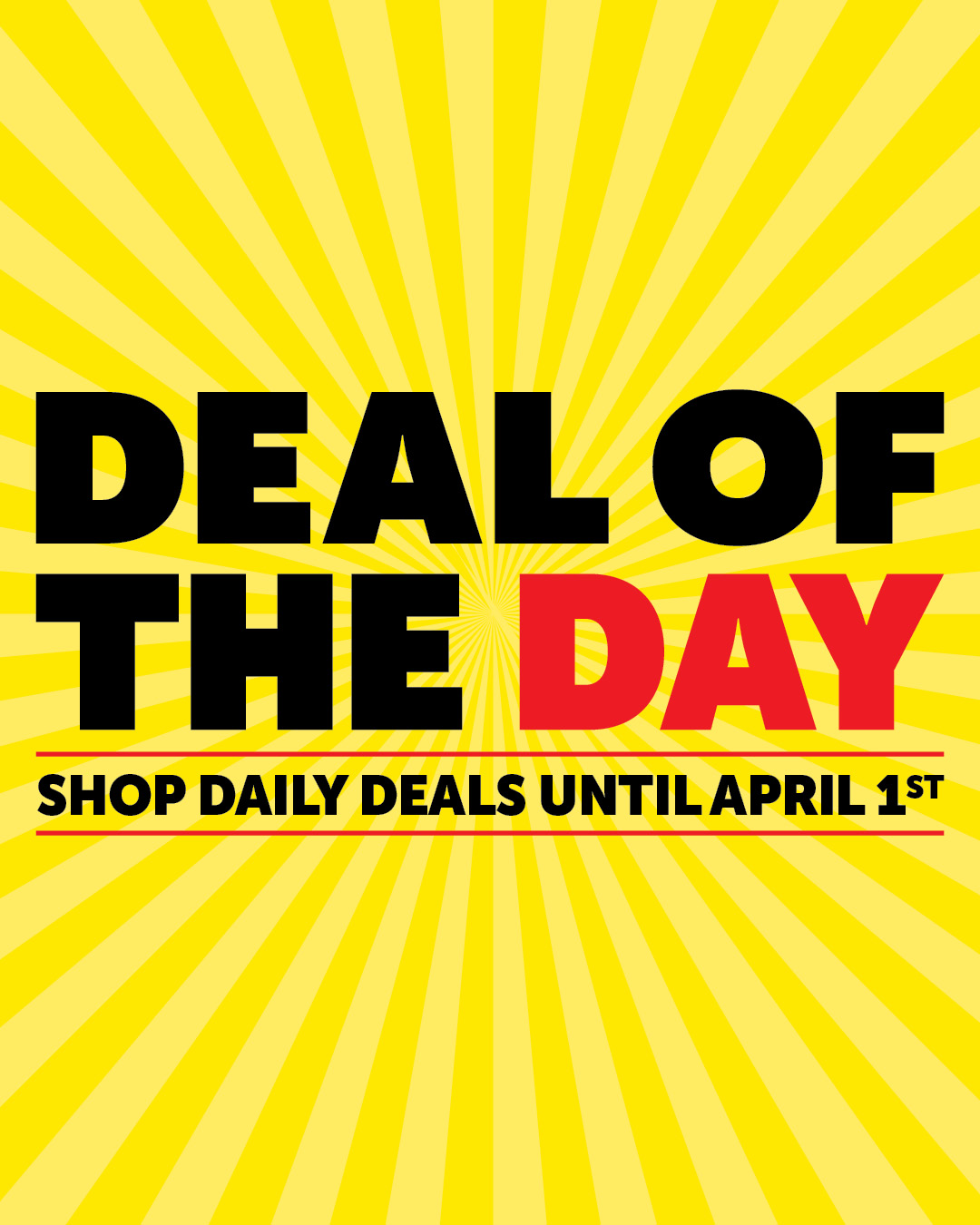 Buy-Low Foods Facebook ad: Deal of the Day