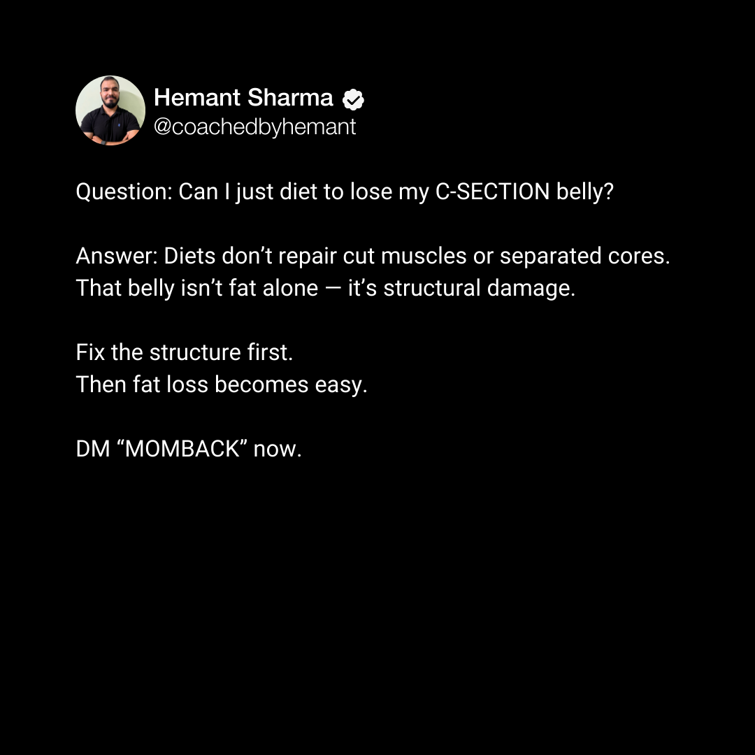 C-Section Healing Coach India Facebook ad: Your body didn’t fail you.