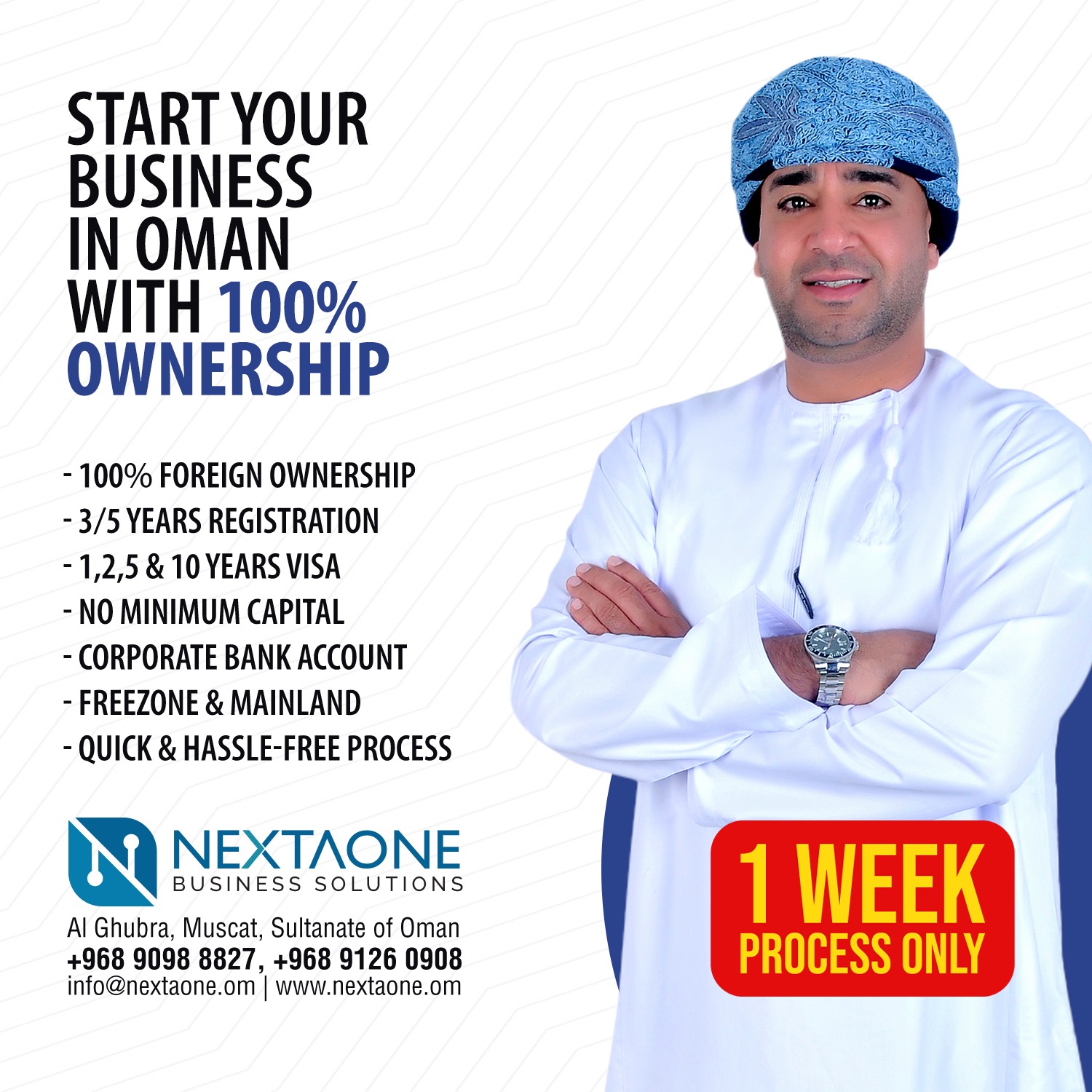 NextaOne Business Solution Facebook ad: Start Now with 100% Ownership