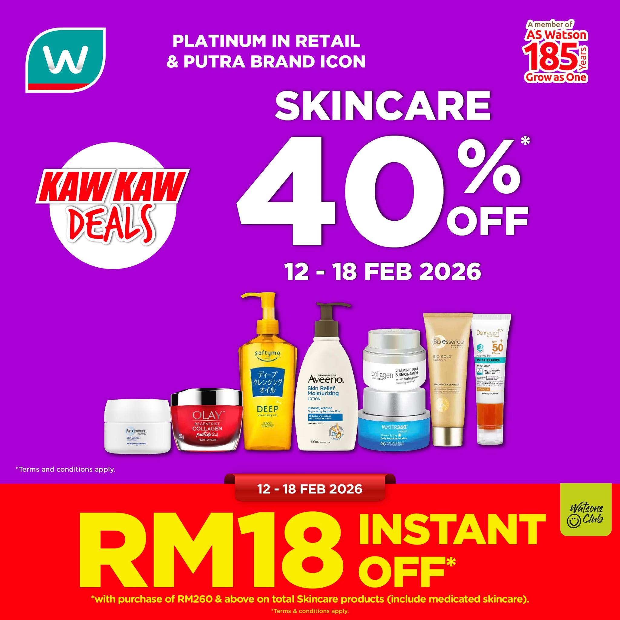 Watsons Facebook ad