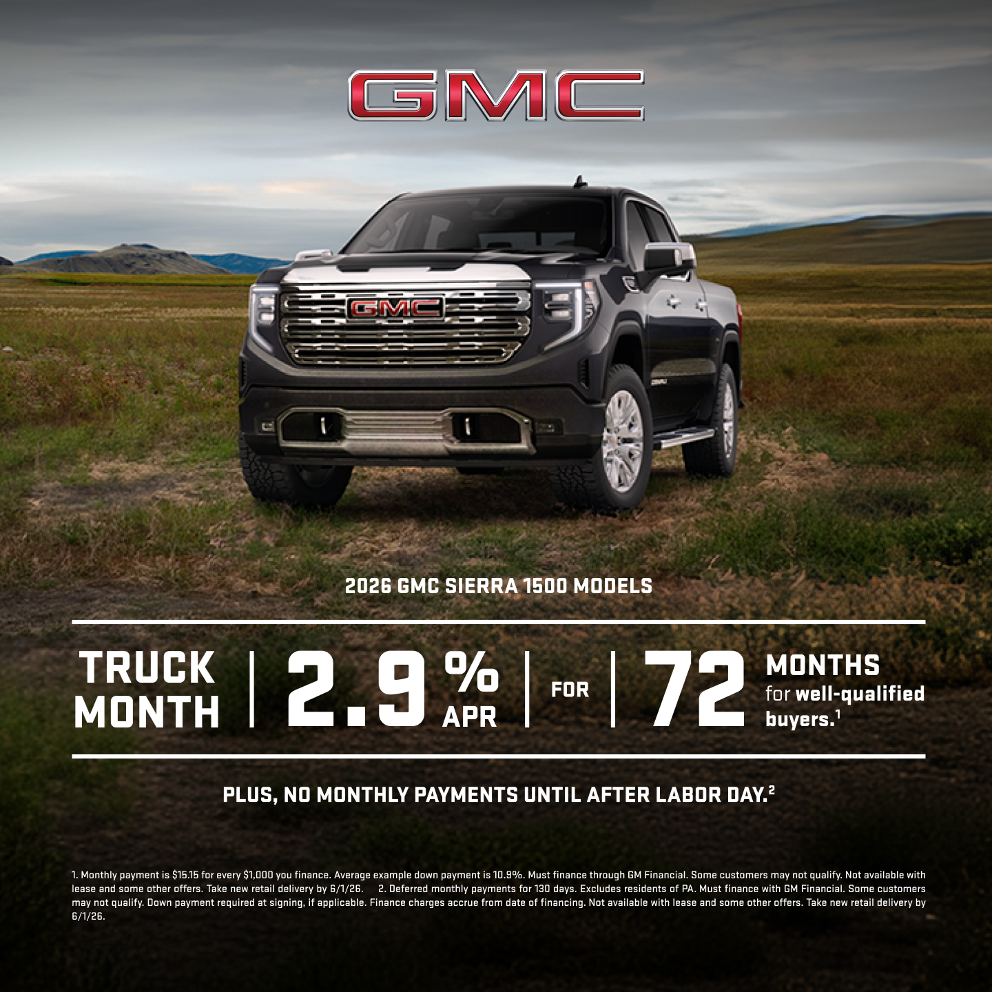 Local GMC Dealers Facebook ad