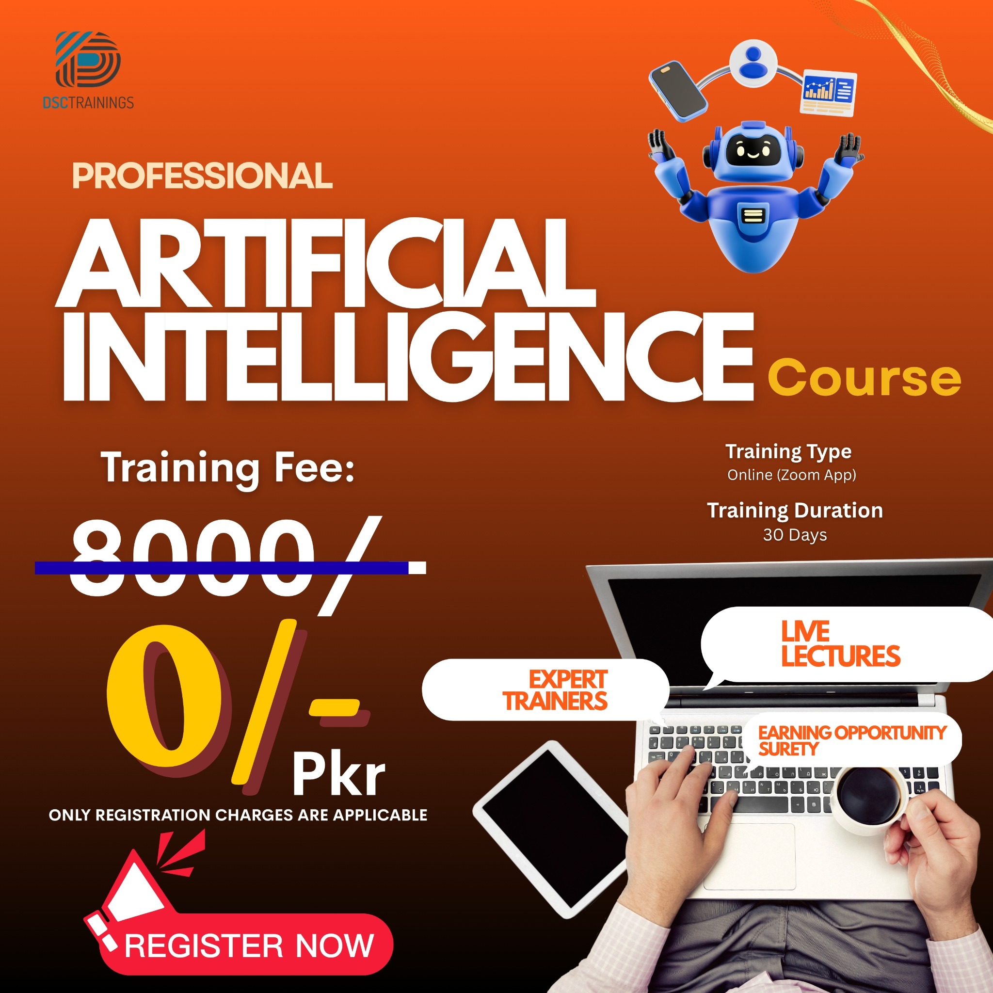 DSC Trainings Facebook ad