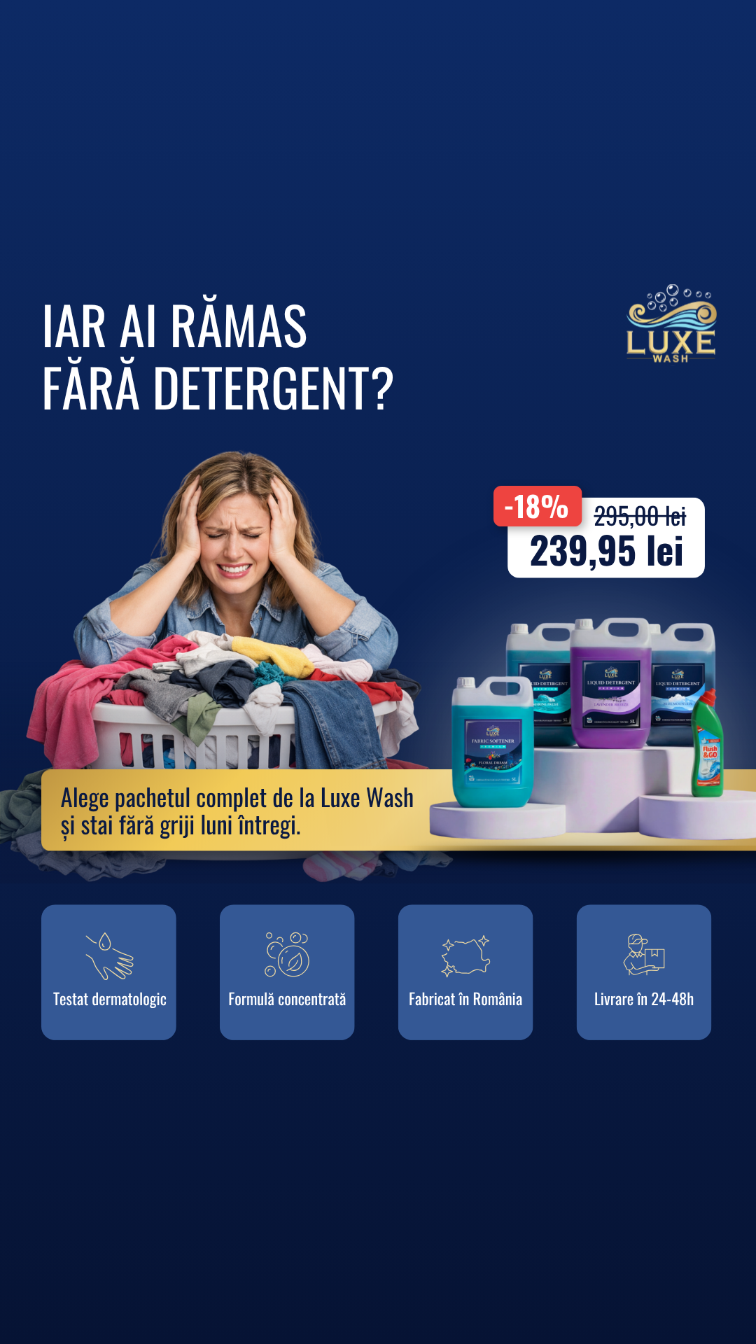 Luxe Wash Facebook ad