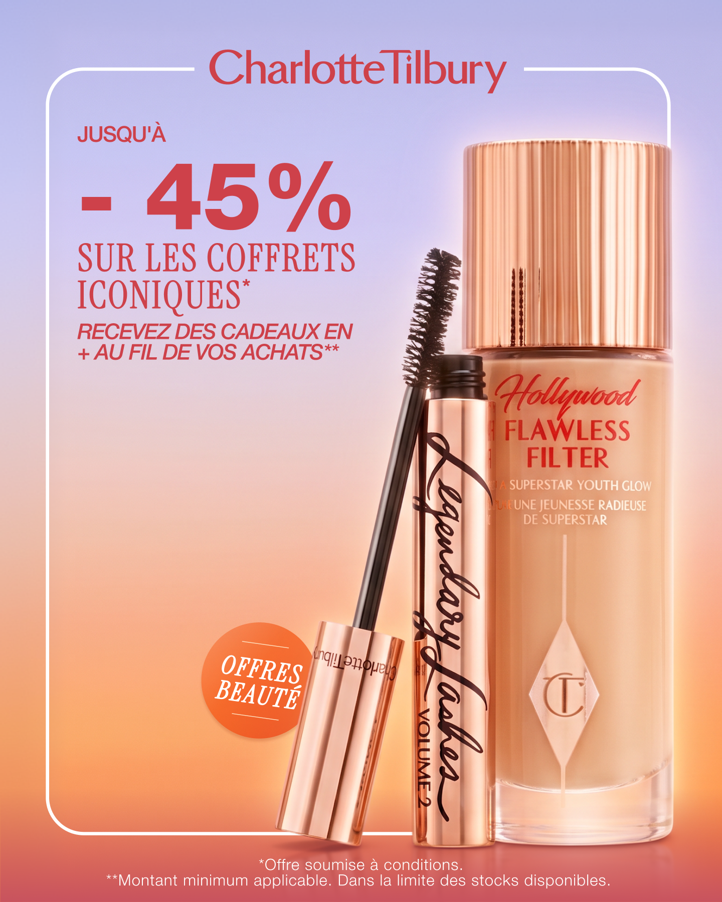 Charlotte Tilbury Facebook ad