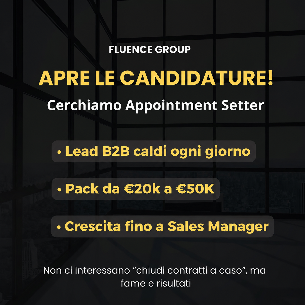 Infrastrutture AI Facebook ad: Assumiamo Setter con esperienza