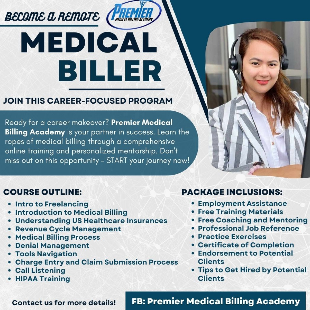 Premier Medical Billing Academy Facebook ad