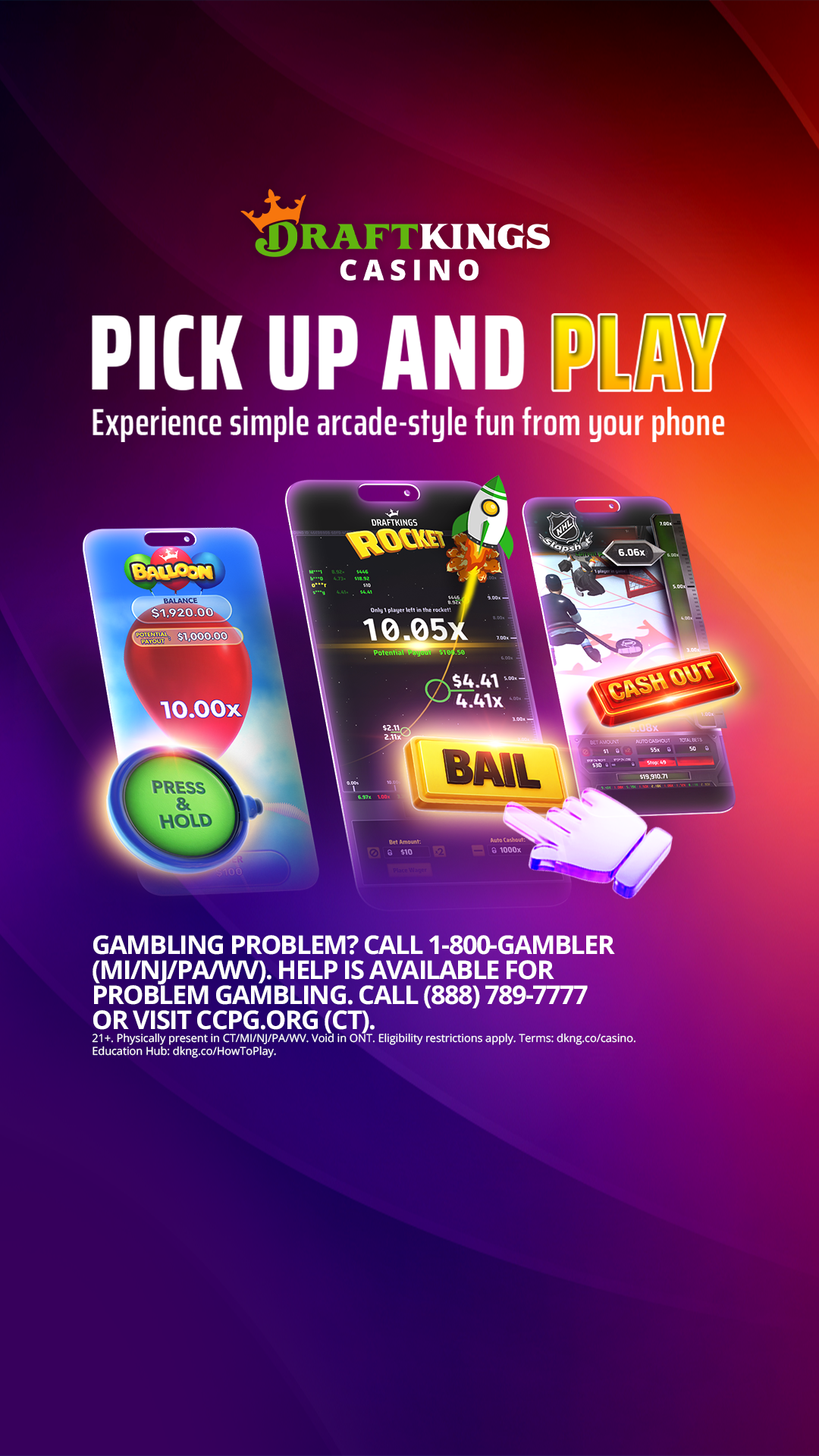 DraftKings Casino Facebook ad