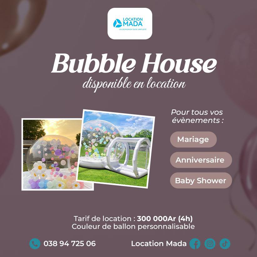 Location Mada Facebook ad: Tu veux un décor qui impressionne et un…