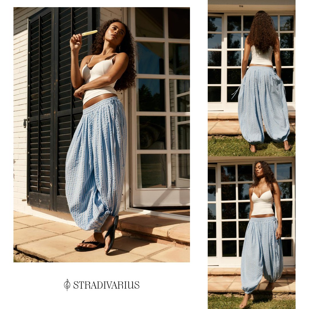 Stradivarius Facebook ad: Refresh your wardrobe and shine with style this…