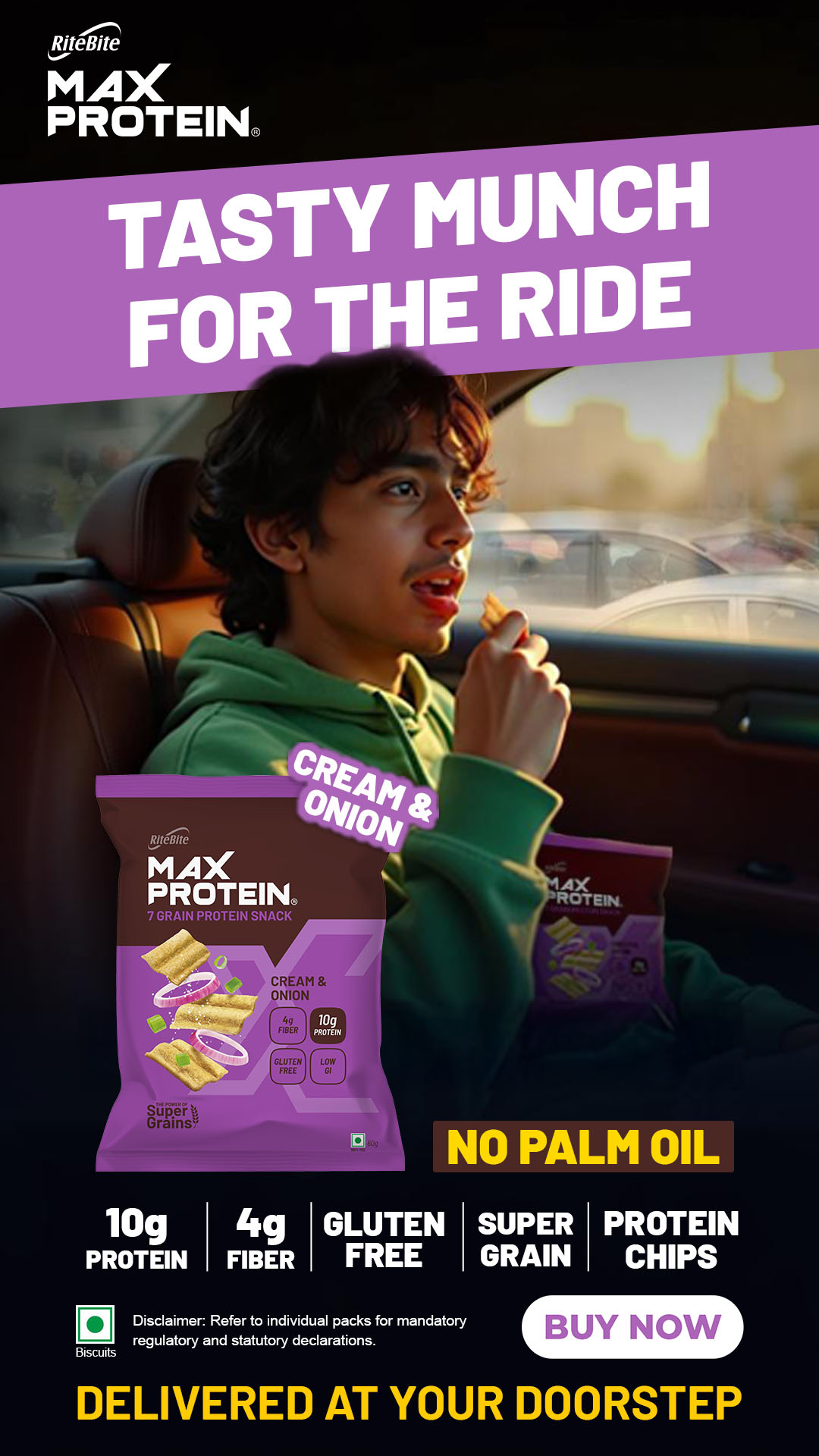 Max Protein Snacks Facebook ad