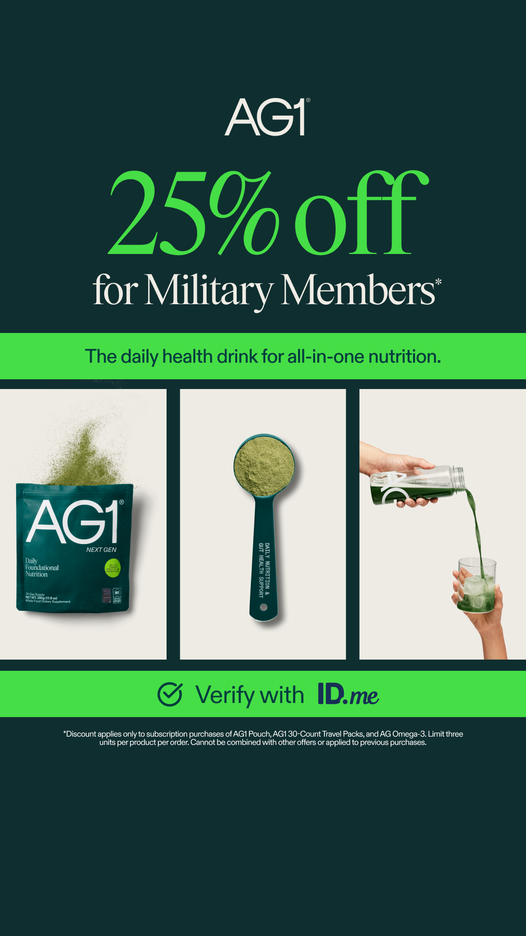 AG1 by Athletic Greens Facebook ad