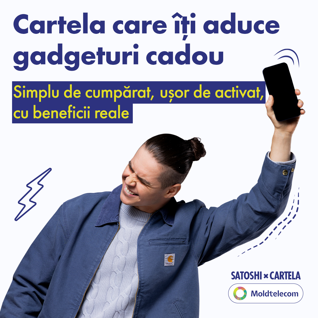 Moldtelecom Facebook ad: Voucher Prepay, reîncarci o dată, ești liber 6…
