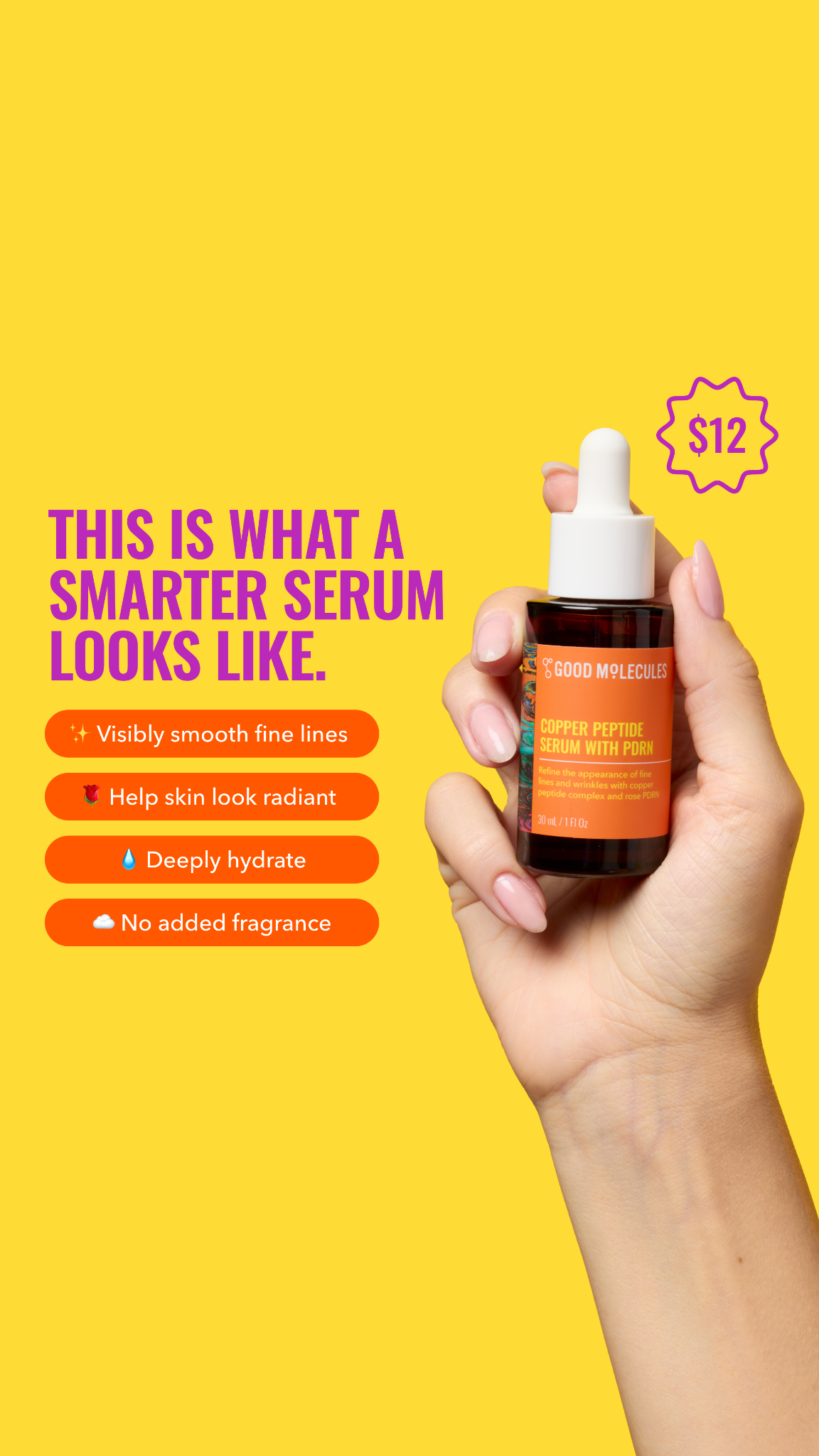 Good Molecules Facebook ad