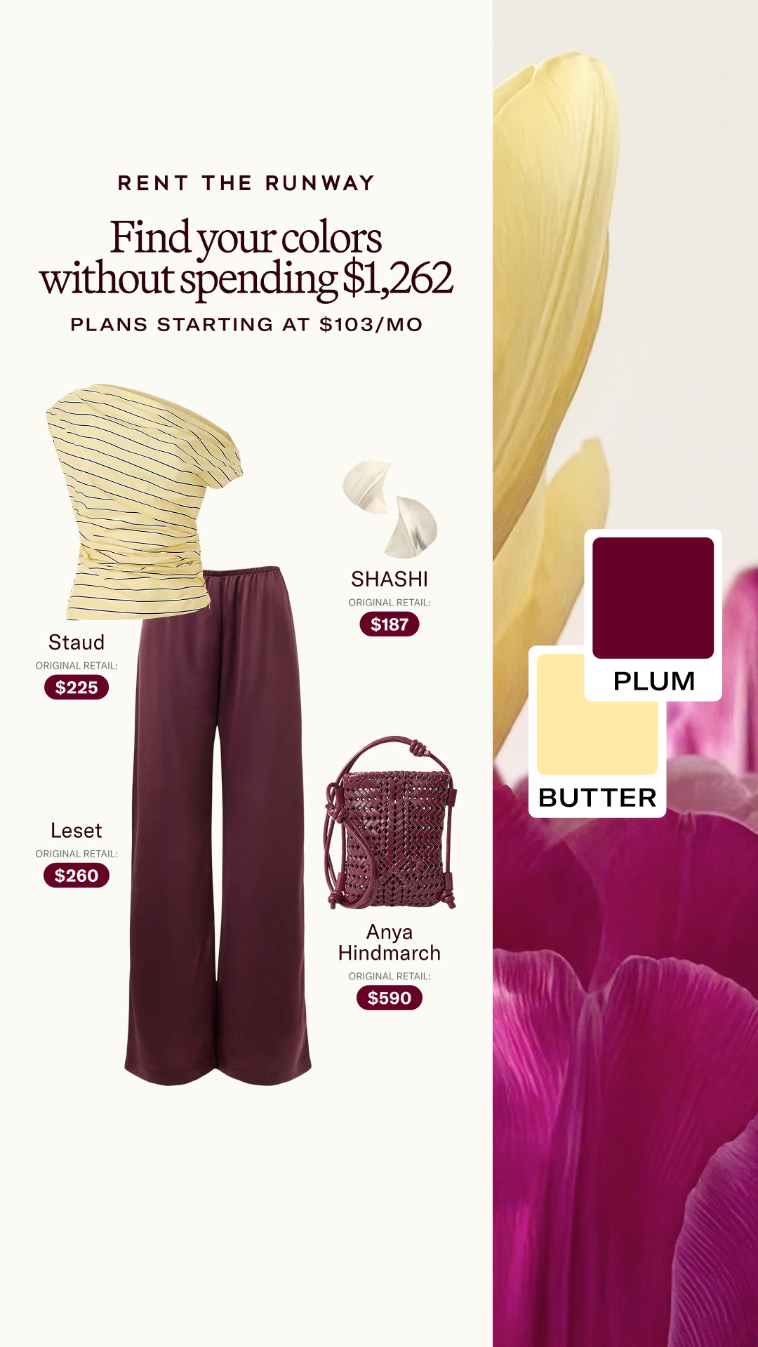 Rent The Runway Facebook ad