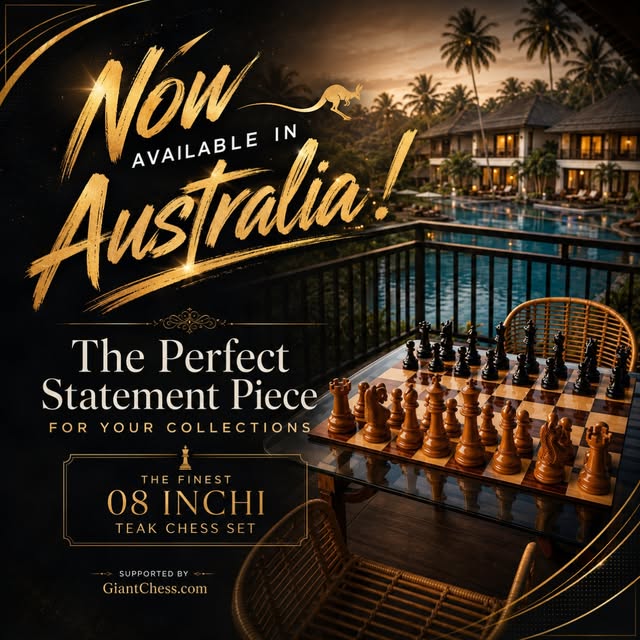 TeakChess Facebook ad: Now Available in Australia