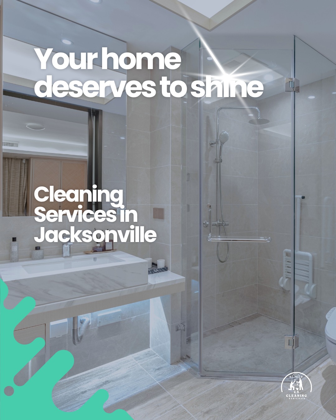 Cs cleaning Facebook ad: Every home deserves to sparkle.