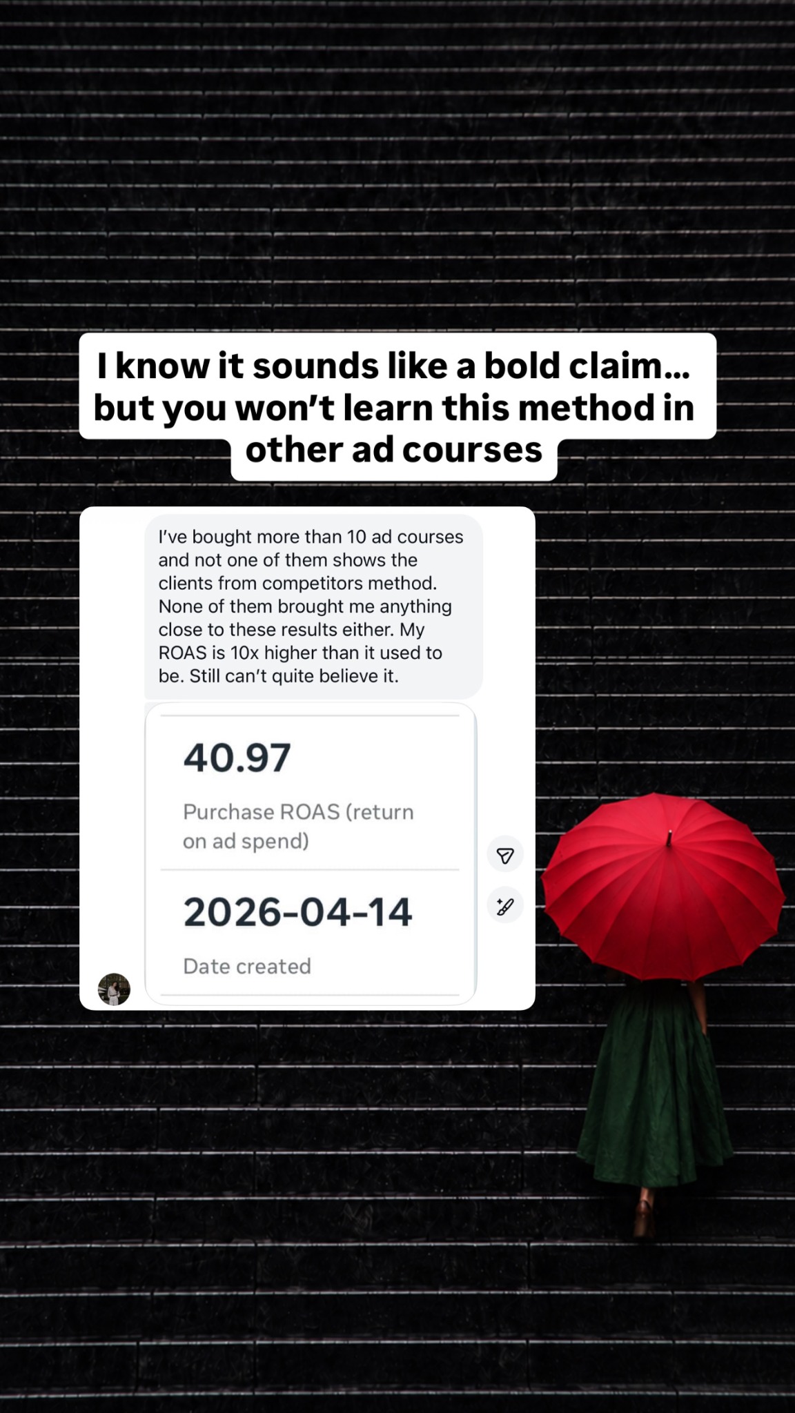 Secret Insta Club Facebook ad
