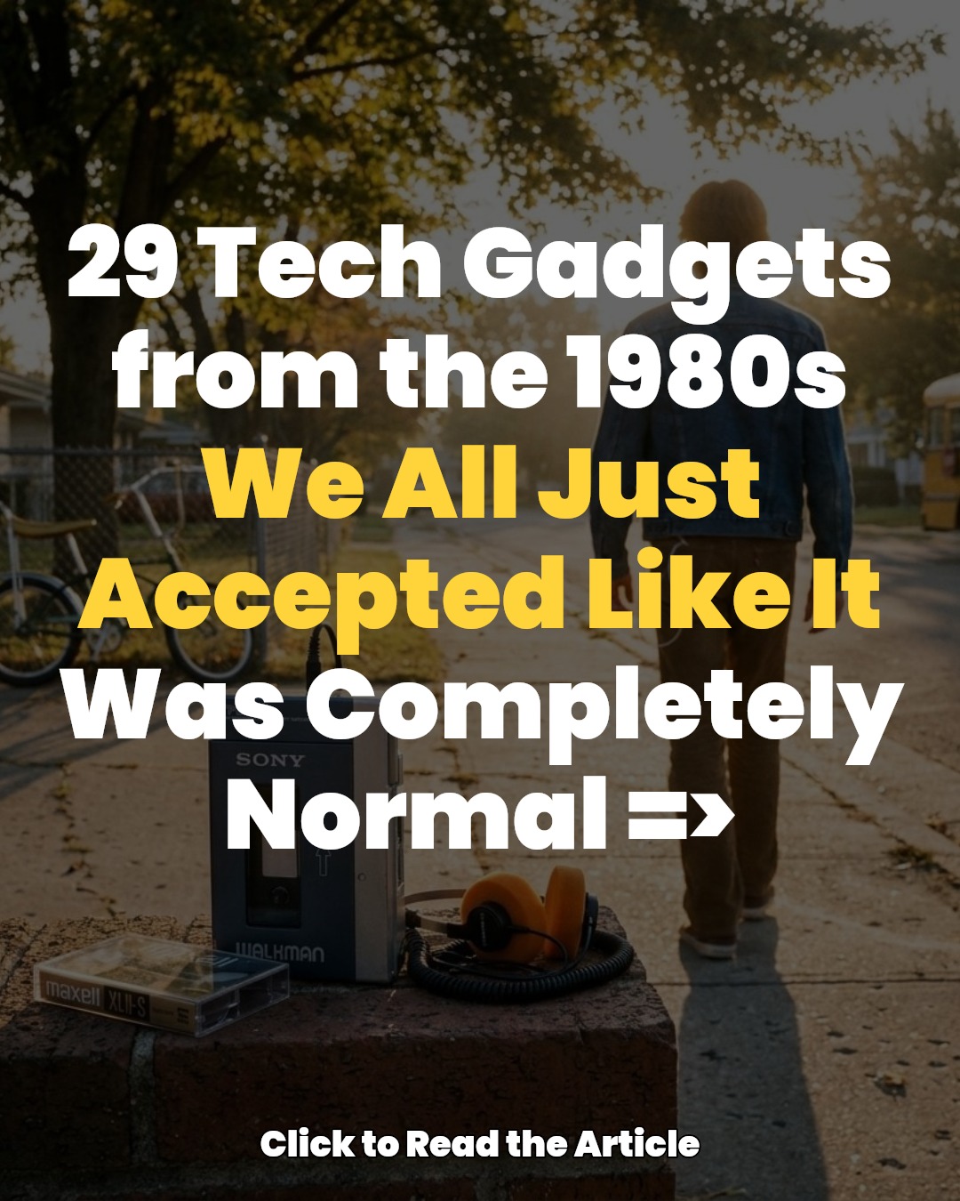 Cheddar Den Facebook ad: 29 Tech Gadgets from the 1980s That Quie