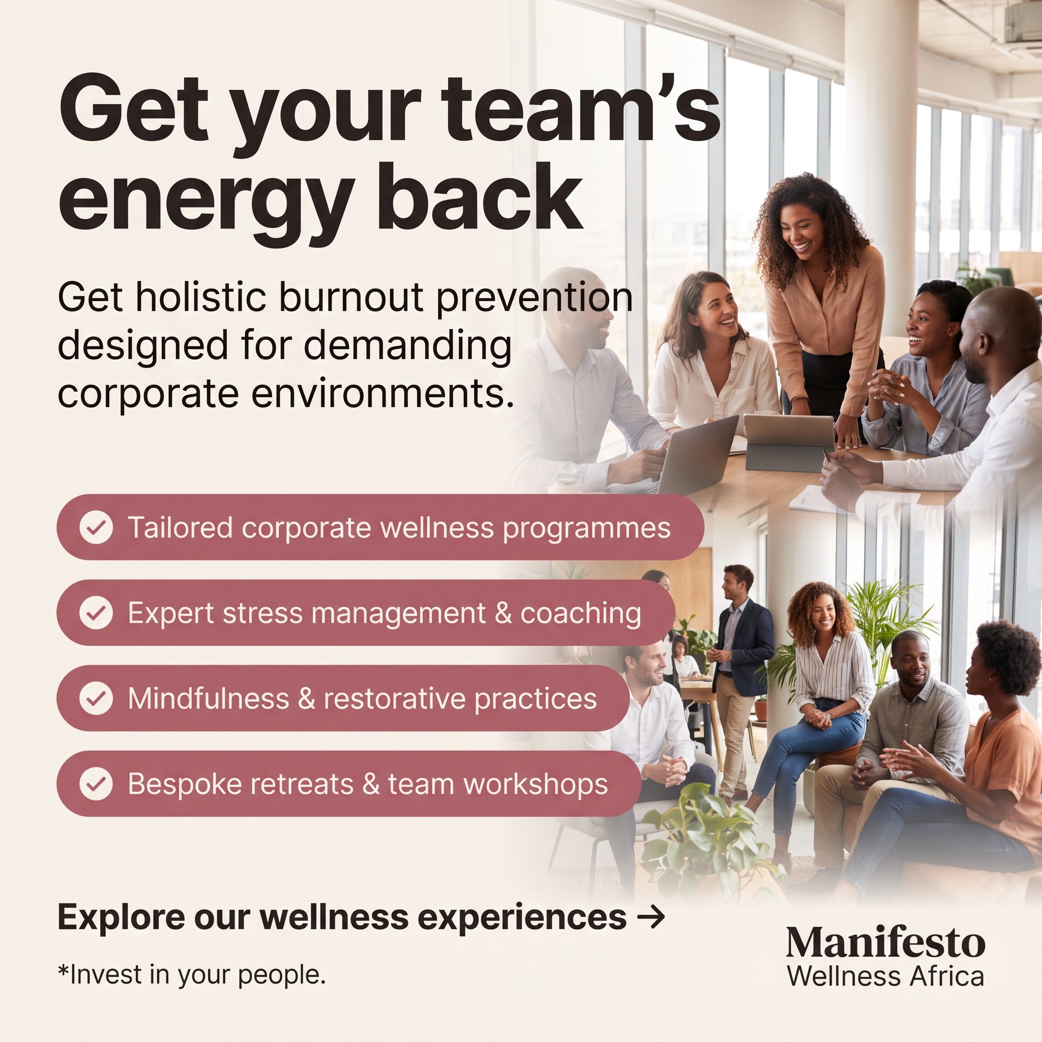 Zeely Promo Studio Facebook ad: Feeling burnt out and stressed at work?