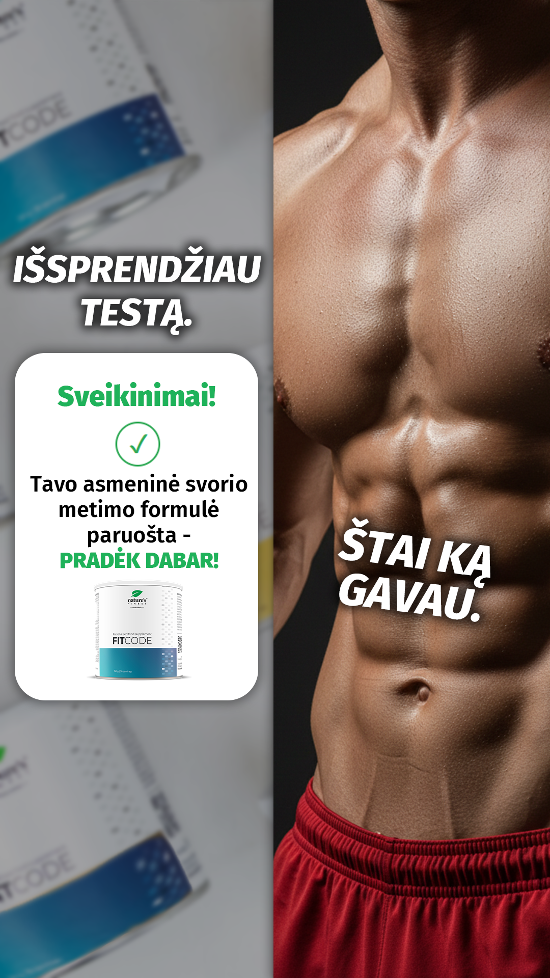 Nature's Finest Lithuania Facebook ad