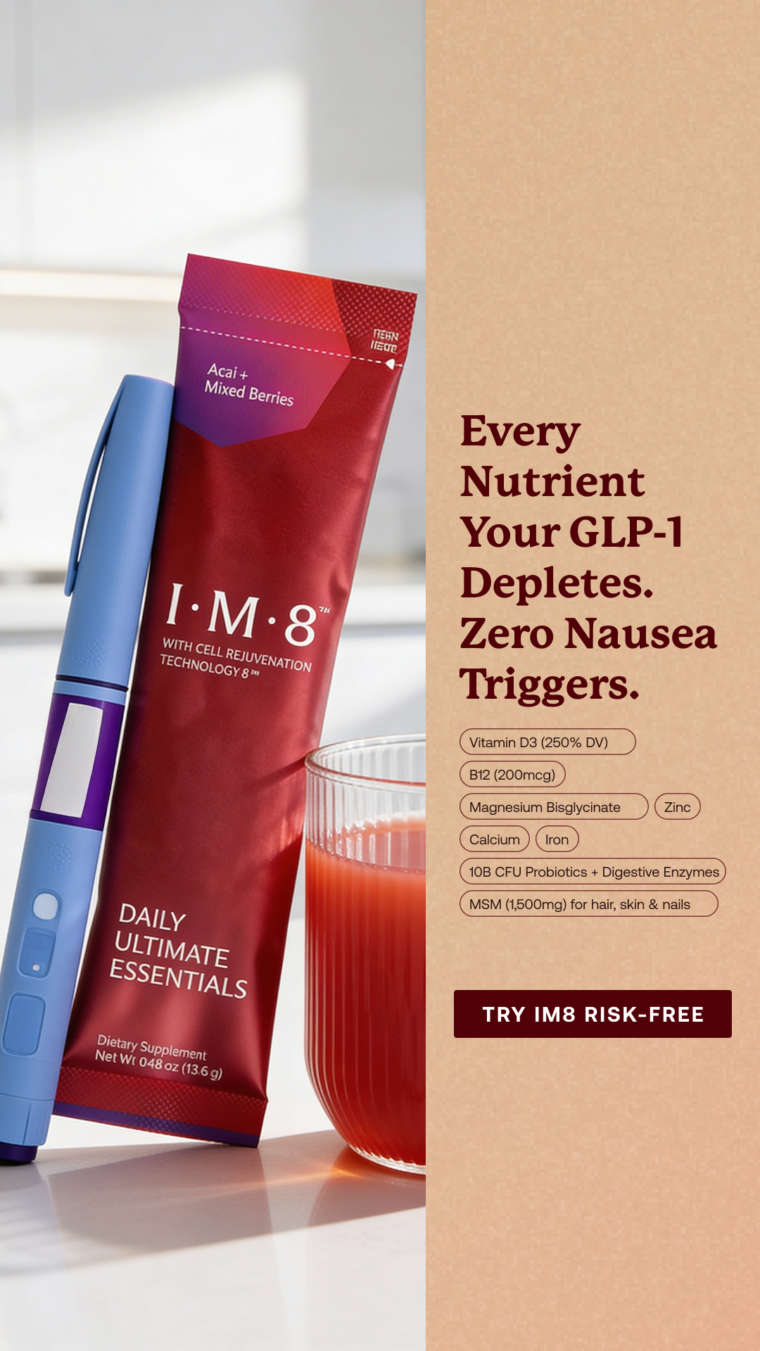 IM8 Health Global Facebook ad