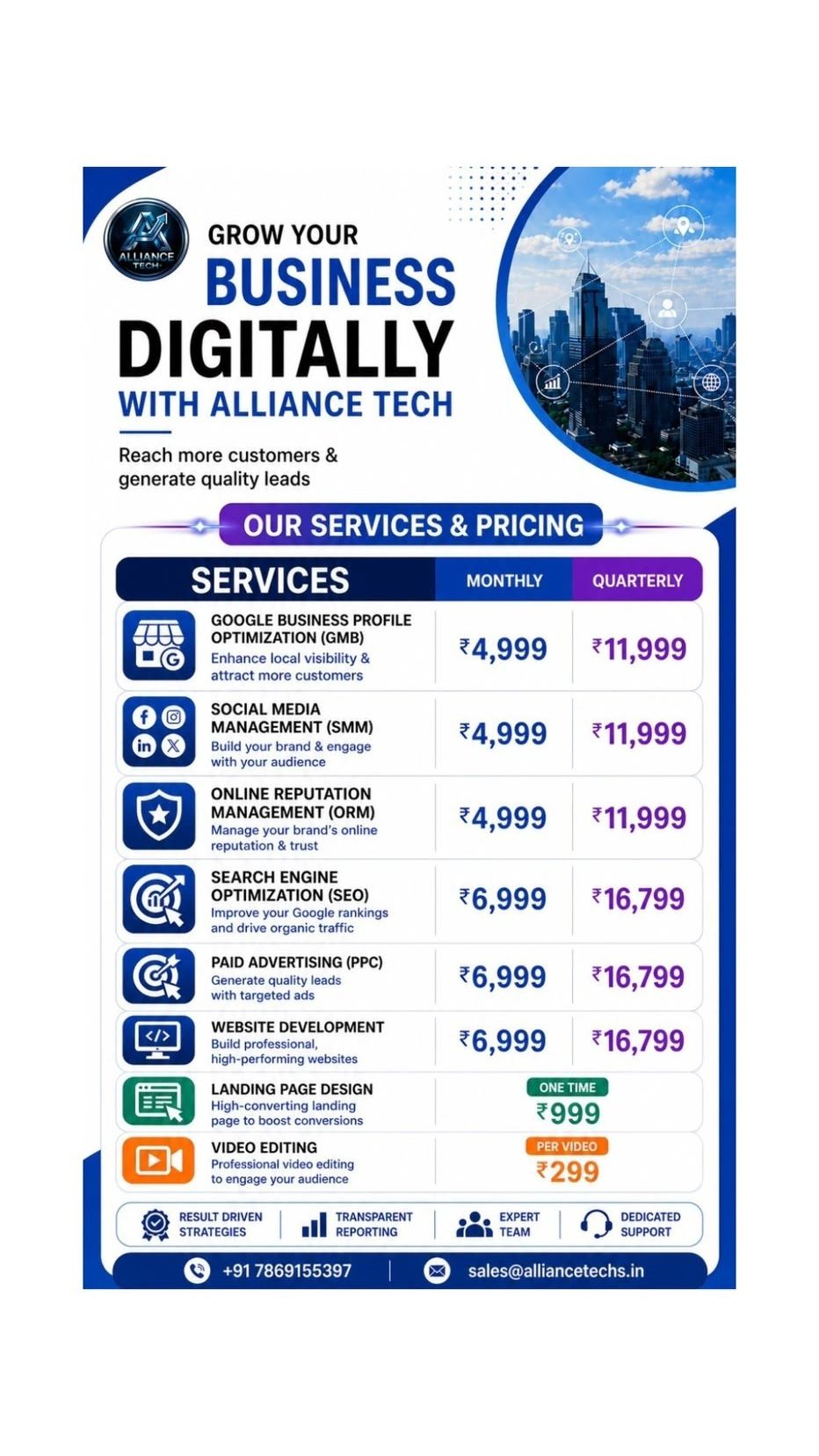 Alliance Tech Facebook ad: Get More Leads & Customers For Your Business