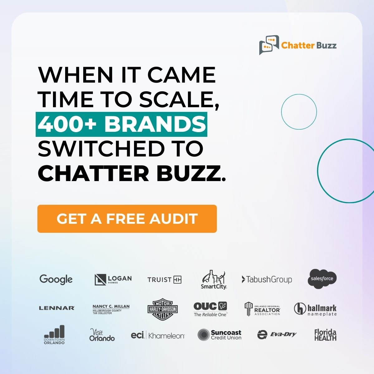 Chatter Buzz Media Facebook ad: Why 400+ Brands Switched to Chatter Buzz to Scale Smarter