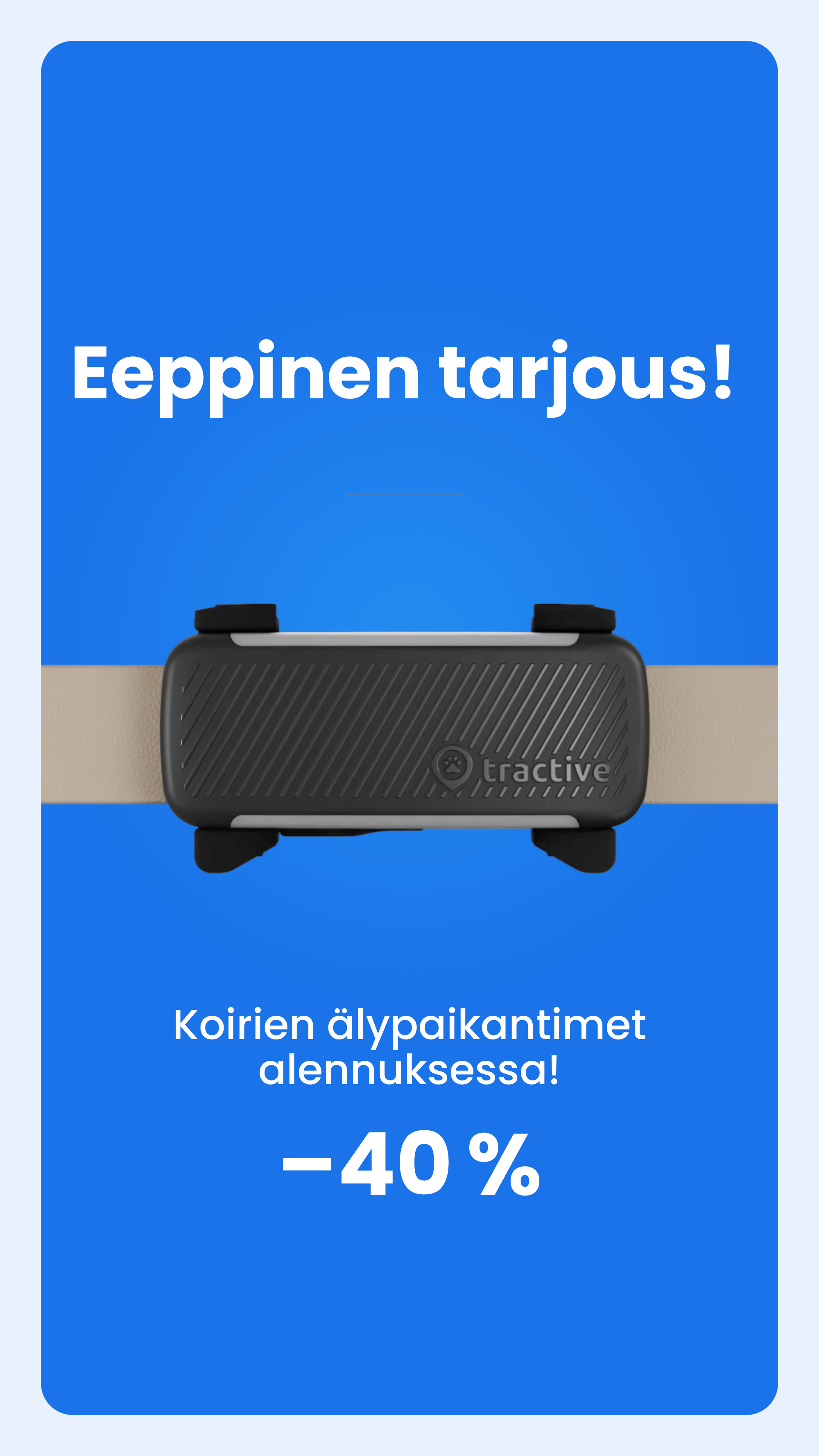 Tractive Facebook ad