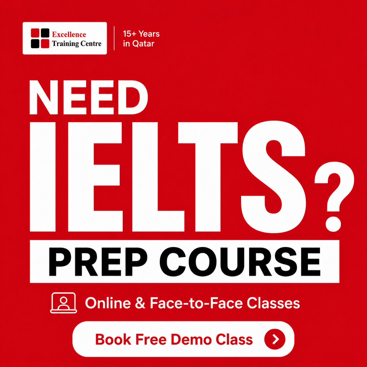 Excellence Training Centre, Qatar Facebook ad