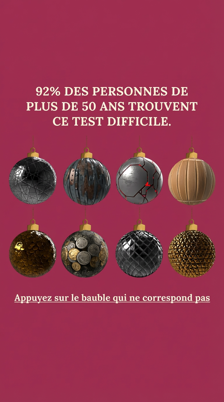 International IQ test Facebook ad