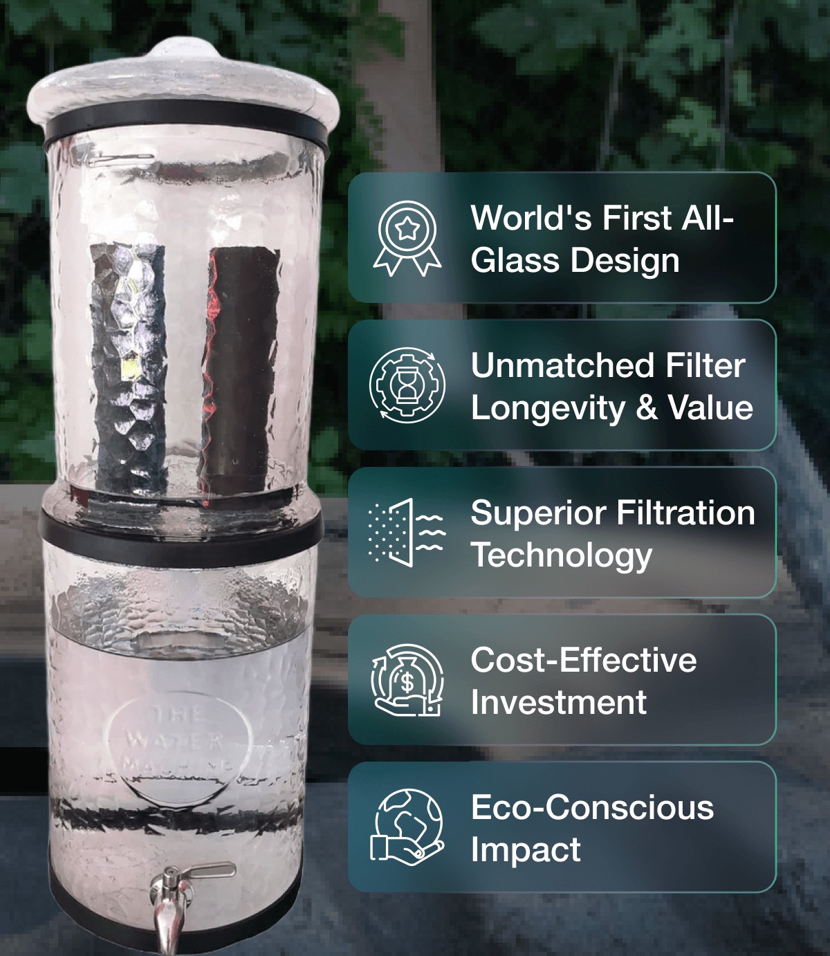 The Water Machine Facebook ad from Jul 29, 2026